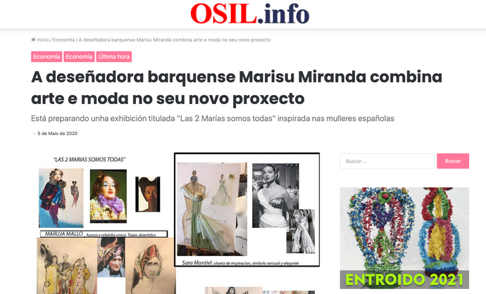Spanish Press on MARISU MIRANDA from O Sil